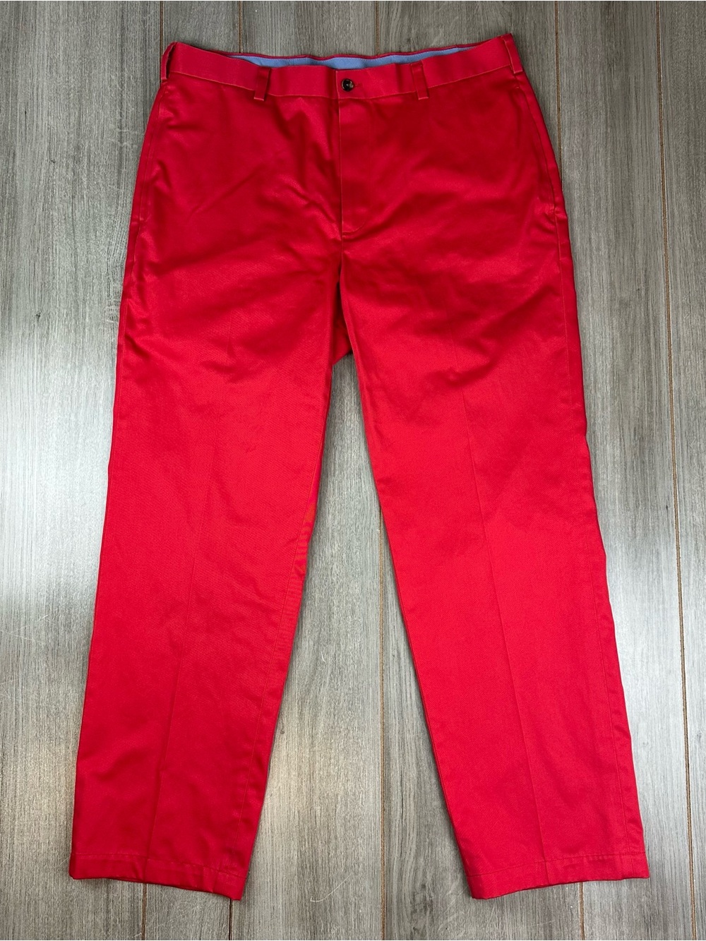 Brooks Brothers Clark Lightweight Advantage Chino 34x30 tag 36x32 Charleston Red